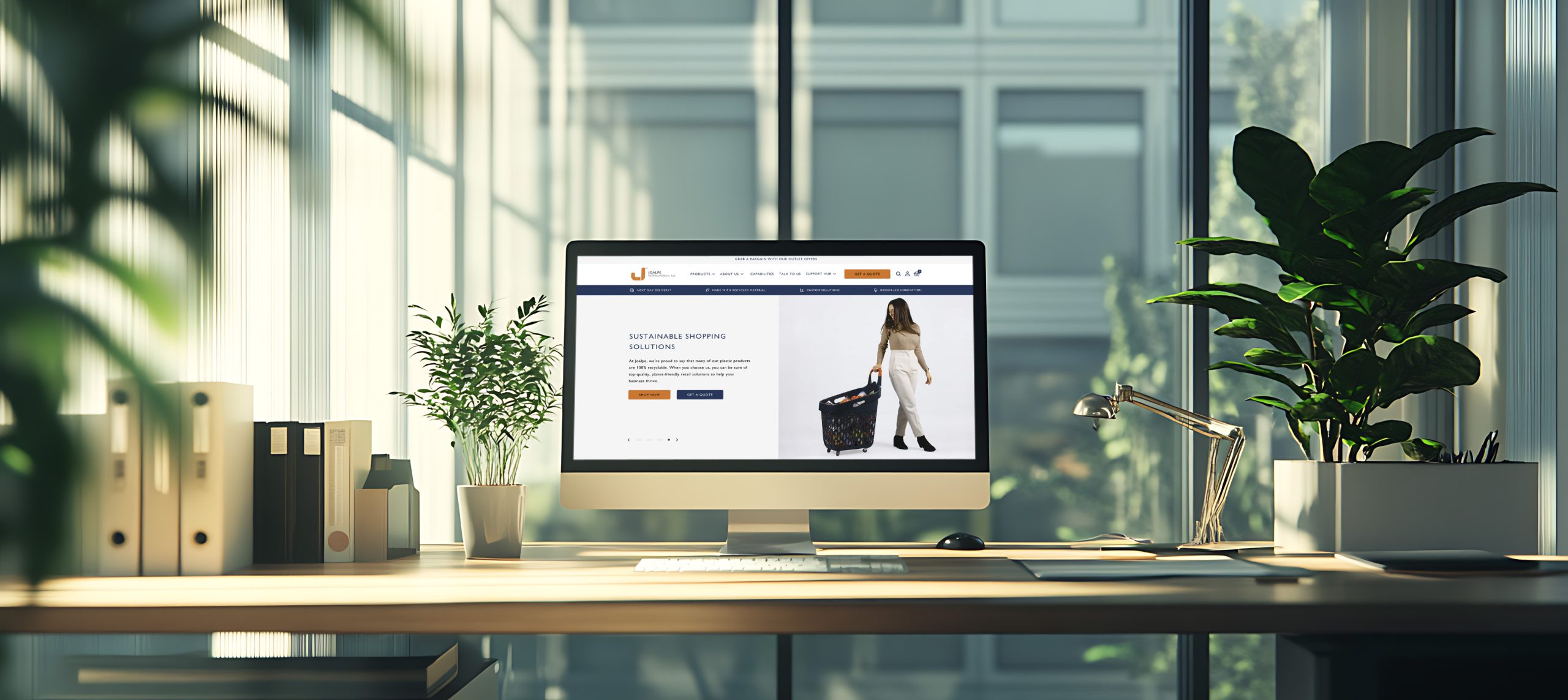 Welcome to our new website Banner