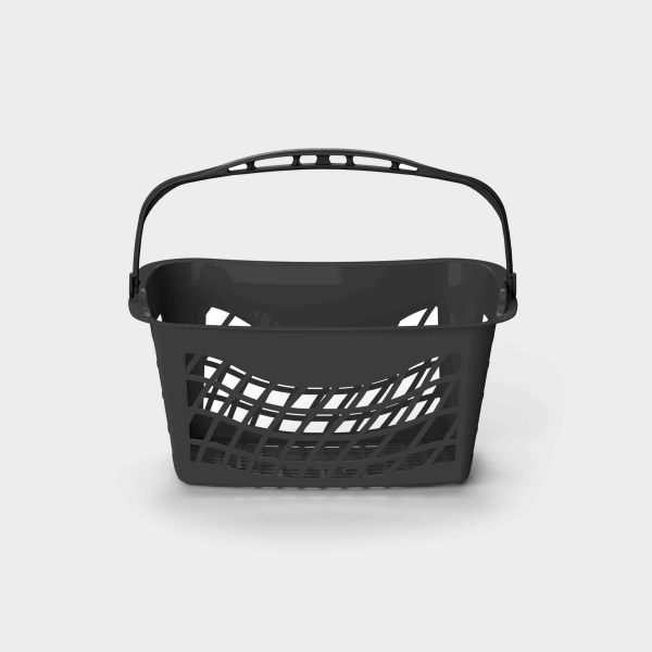 ergo plastic shopping basket with handle