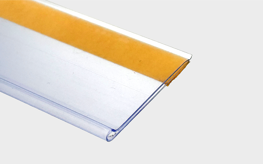 Retail shelf edge strips