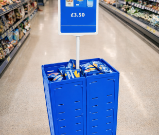 Easybin Plastic Dump Bin – with Pole Kit (Rectangular/Hexagonal)