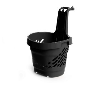 Genplus 360° – Wheeled Plastic Shopping Basket
