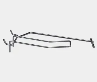Pegboard Euro Hook with Ticket Arm