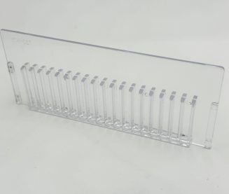 Shelf Divider (Toothed) Clear Plastic (for Tego Shelving)