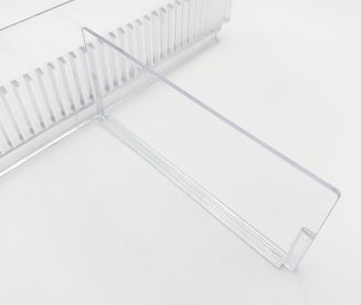 Shelf Divider – Clear Plastic (for Tego Shelving)
