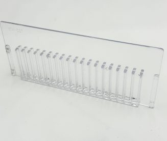Shelf Sub Divider – Clear Plastic (for Tego Shelving)